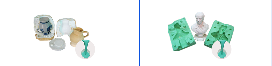 工藝品采用模具硅膠翻模為什么會出現粘?，F象